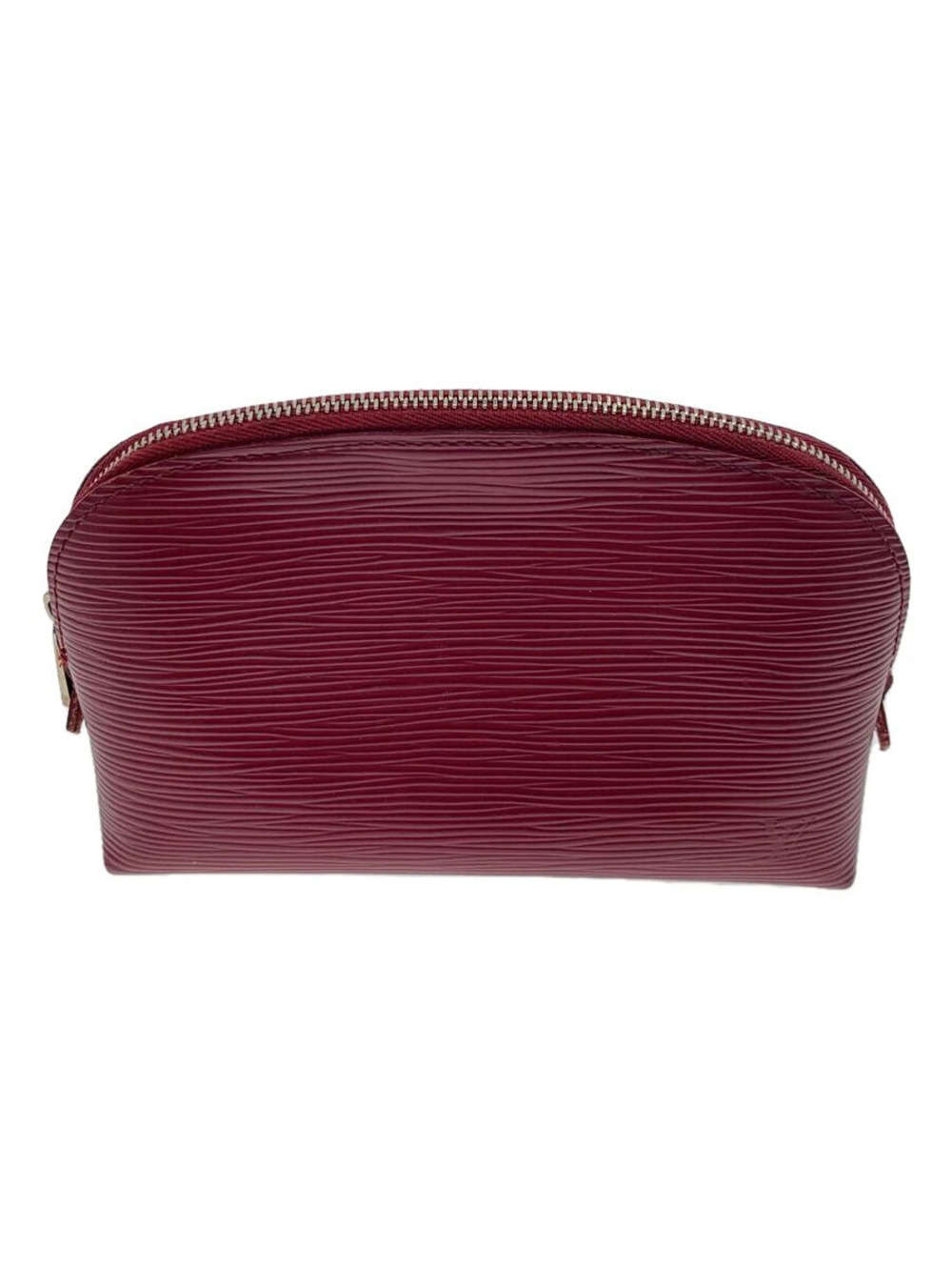 LOUIS VUITTON Pochette Cosmtique Epi Leather RED